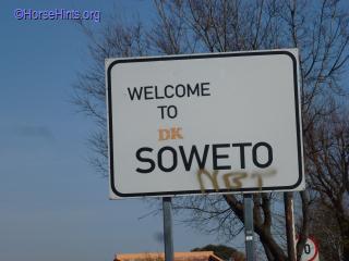 Soweto Sign/Copyright HorseHints.org